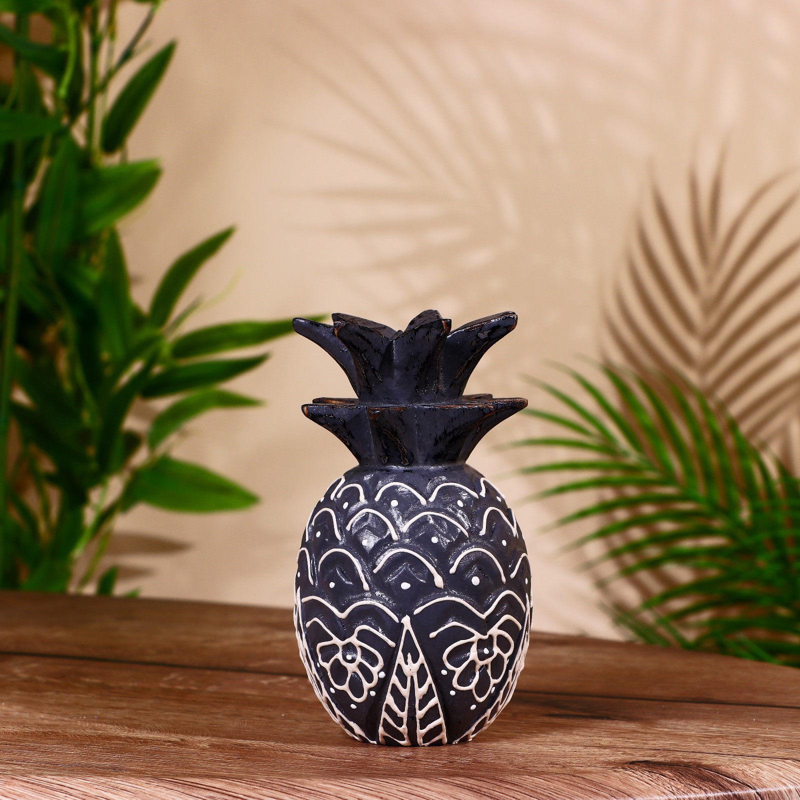 Изображение товара Интерьерный сувенир "Ананас" 8x8x14 см