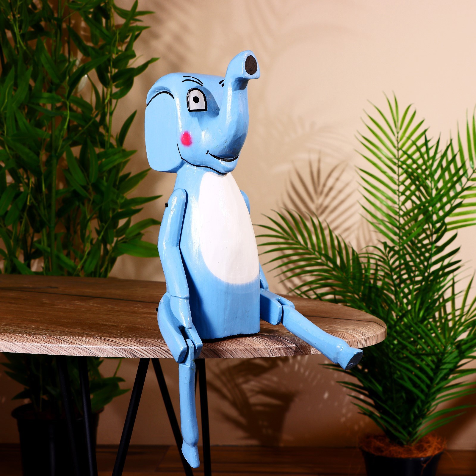 Изображение товара Интерьерный сувенир "Слоник" висячие лапки высота 38 см