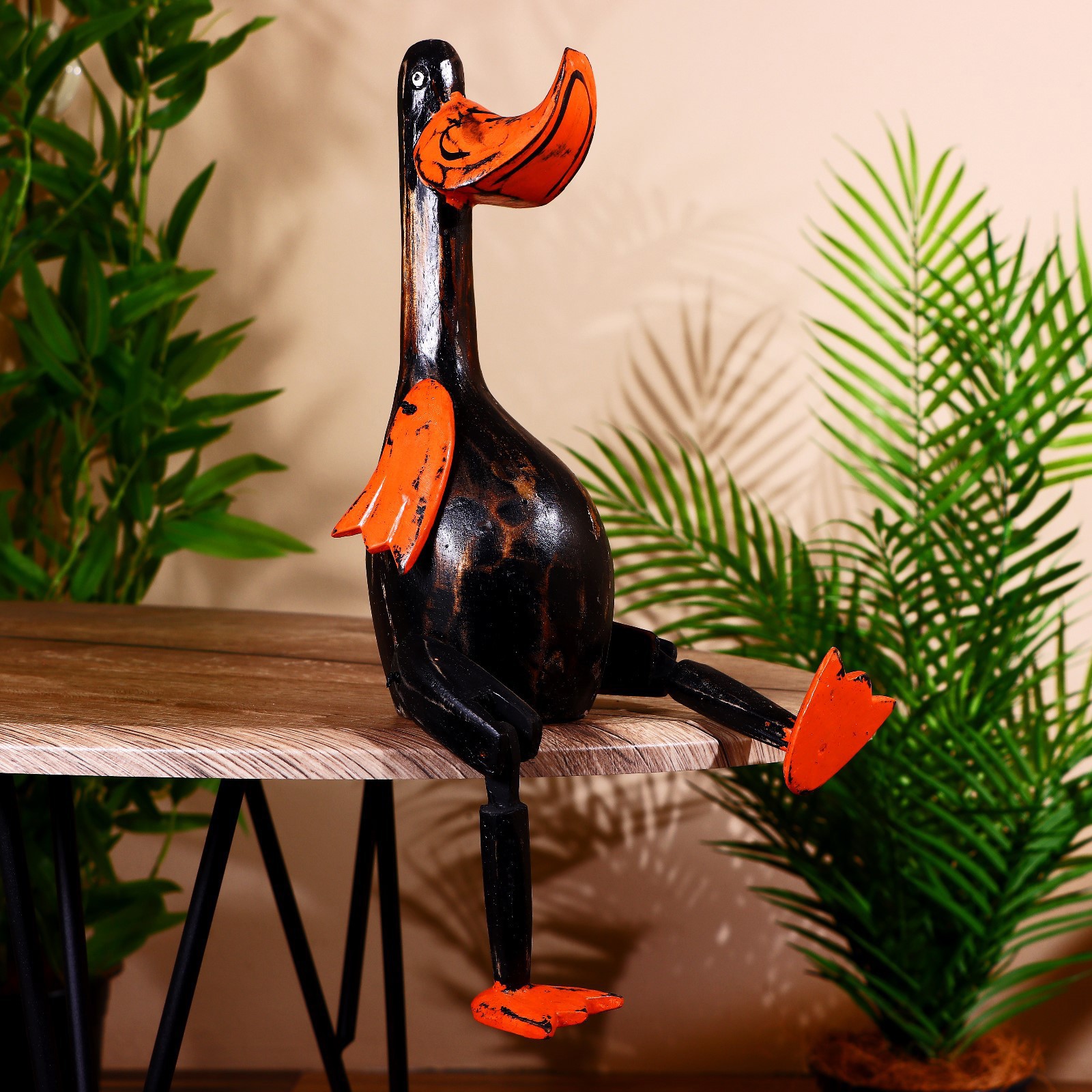 Изображение товара Интерьерный сувенир "Утёнок" висячие лапки, высота 40 см