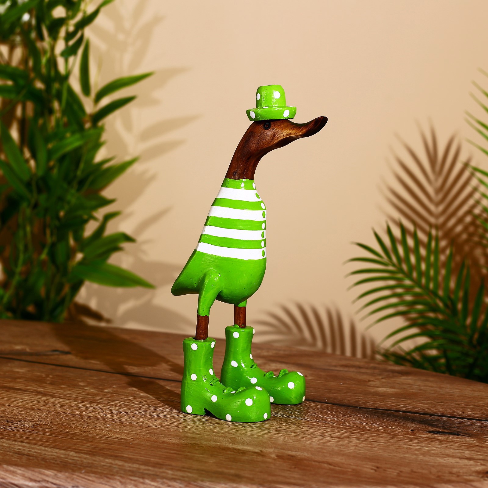 Изображение товара Интерьерный сувенир "Утка в зелёном" высота 27 см