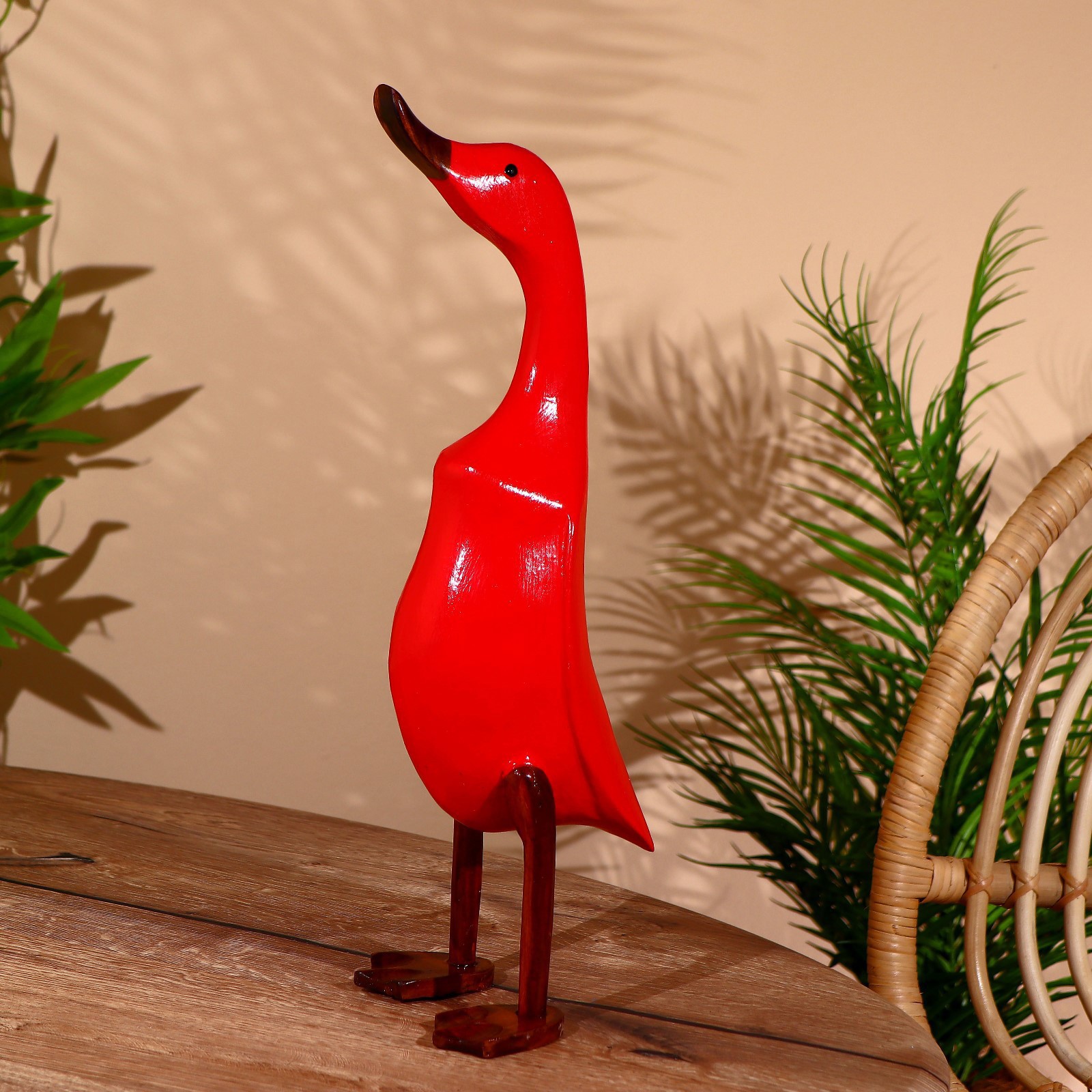 Изображение товара Интерьерный сувенир "Утка красная" высота 45 см