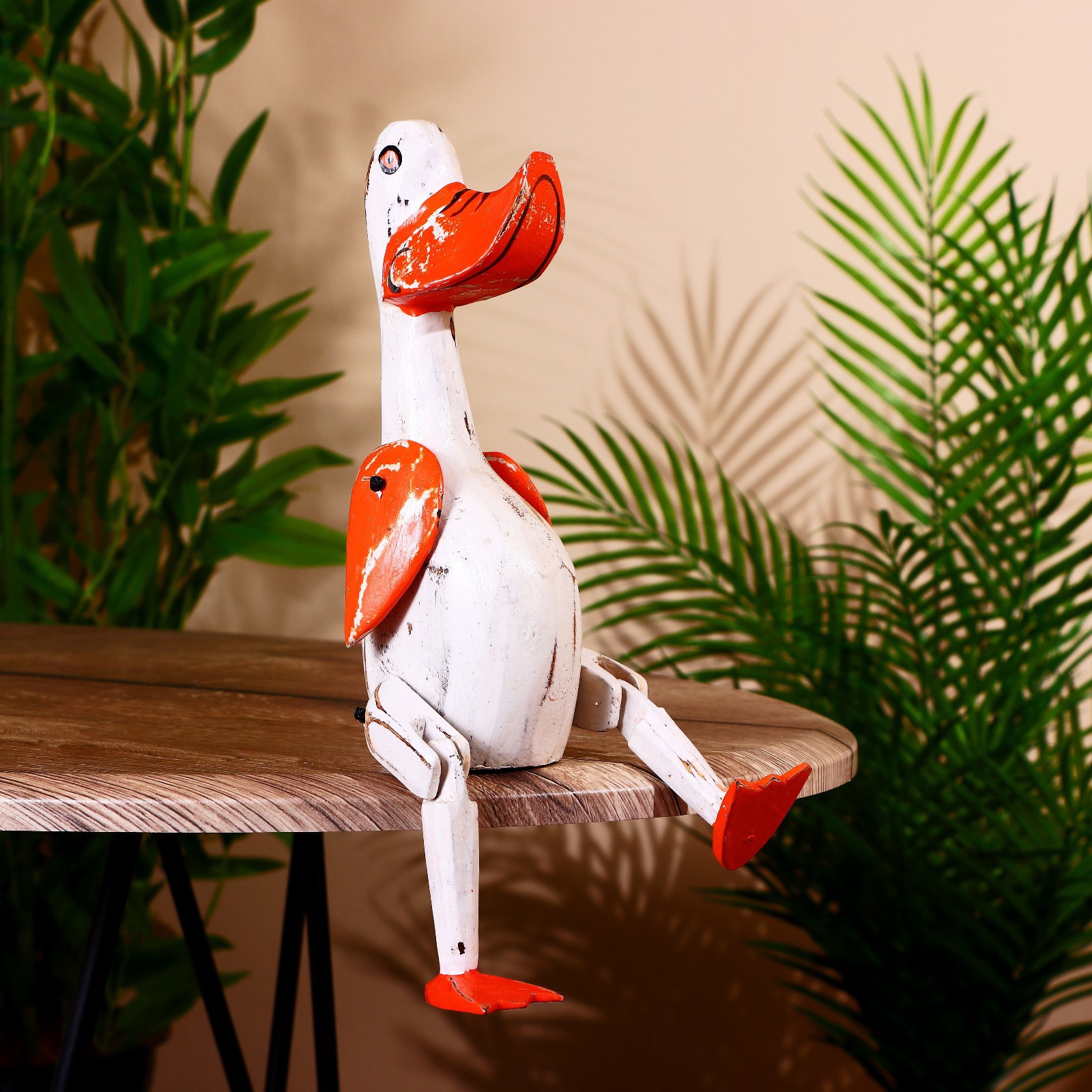 Изображение товара Интерьерный сувенир "Утка" висячие лапки, высота 30 см