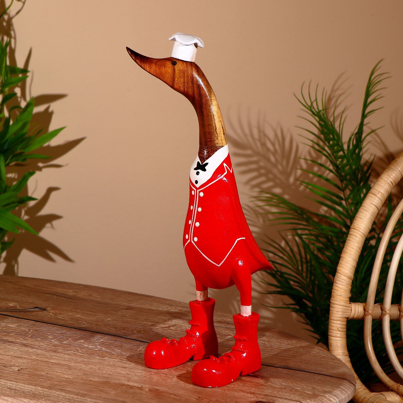 Изображение товара Интерьерный сувенир "Утка-поварёнок" высота 45 см