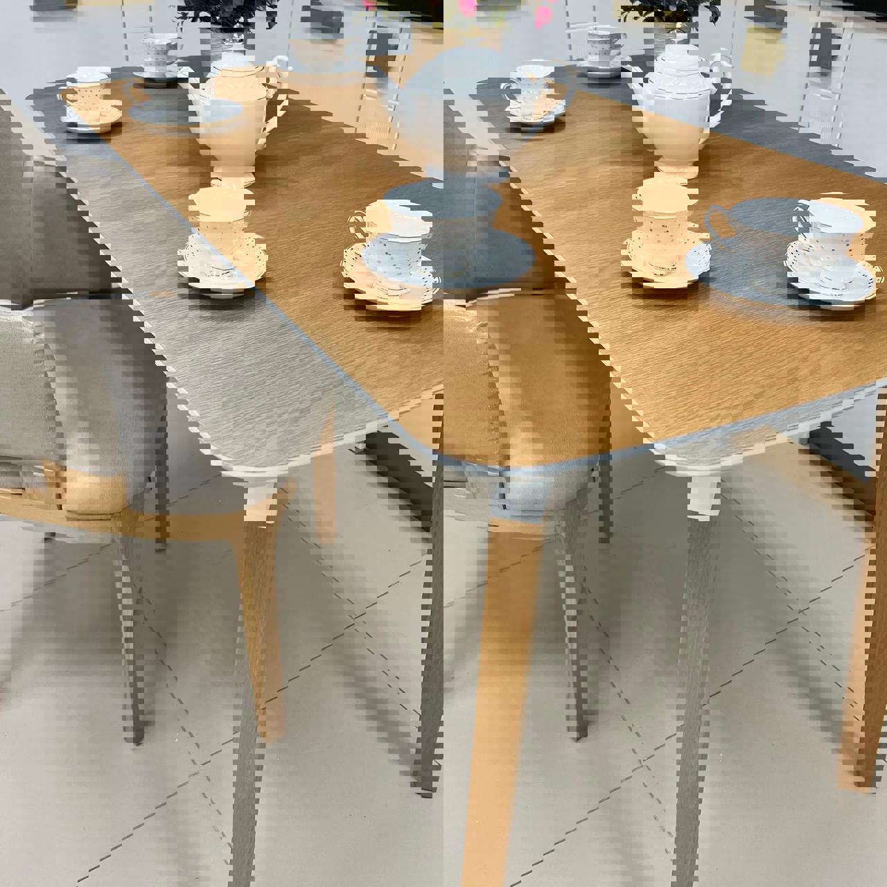 Изображение товара Стол кухонный раздвижной прямоугольный Пирамида 26 Ragnar 120x70x76 см дуб