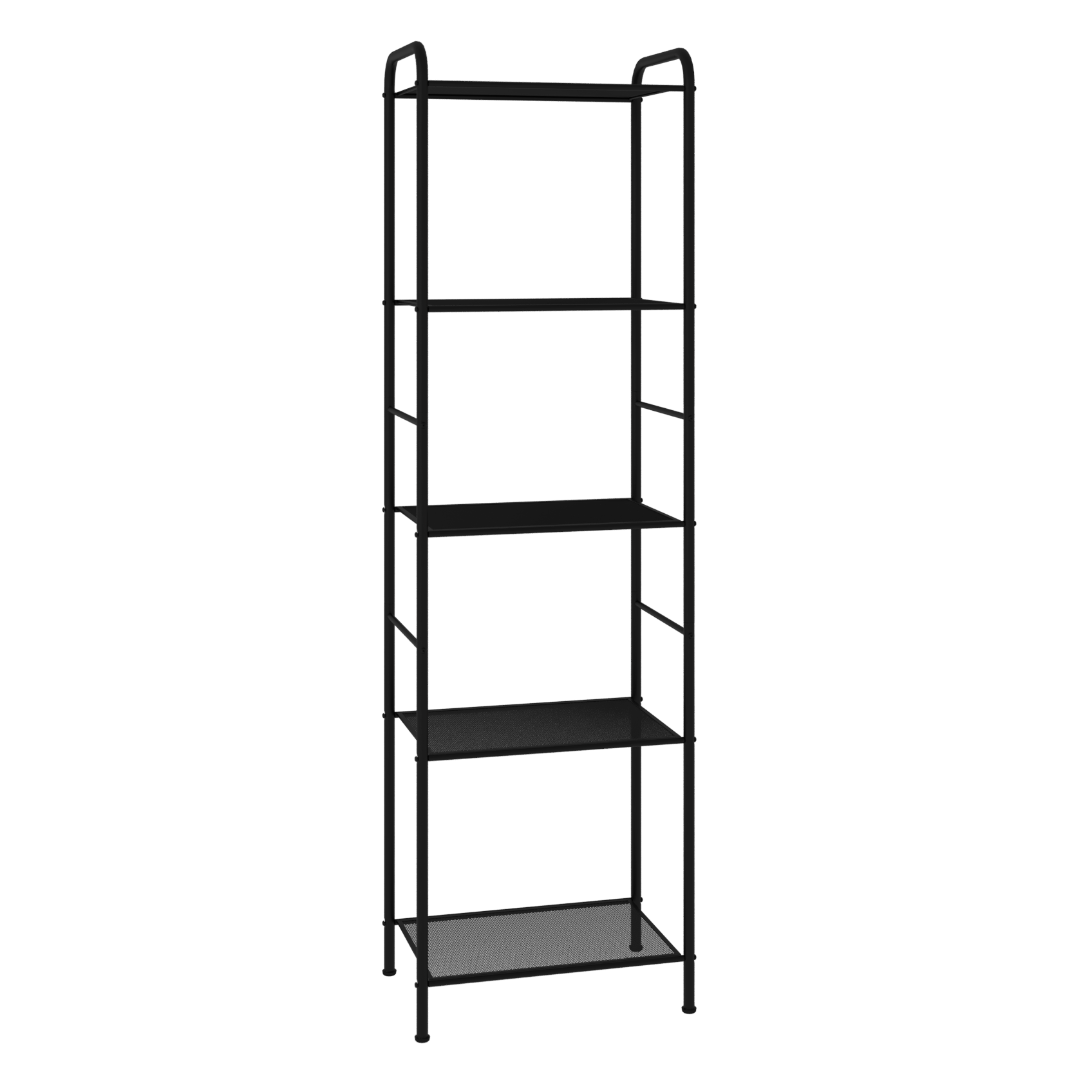 Изображение товара Стеллаж ЗМИ Валенсия 15 Металлический Стеллаж 5 полок 40 кг черный