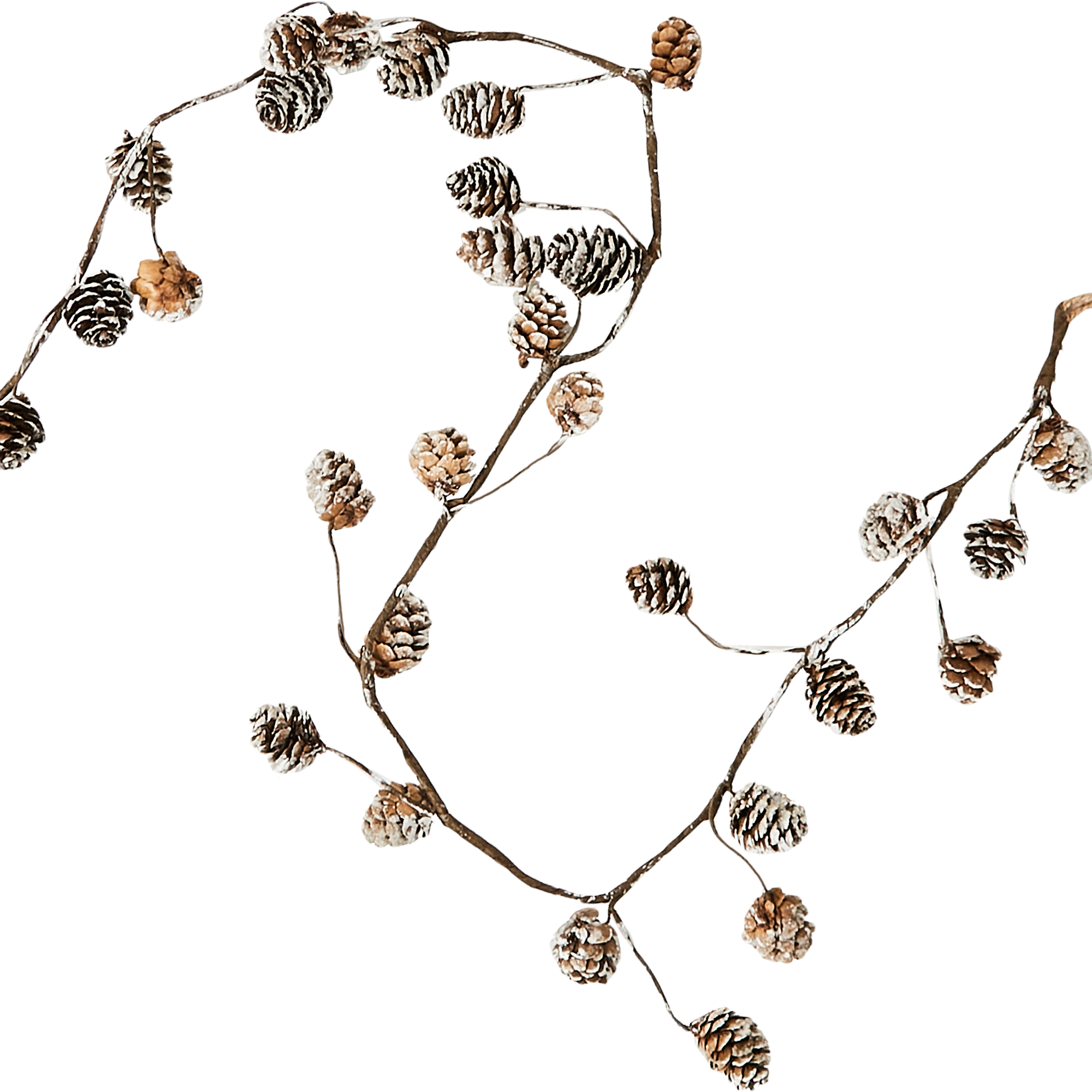 Изображение товара Декоративное украшение из сосновых шишек 120 см для новогоднего декора