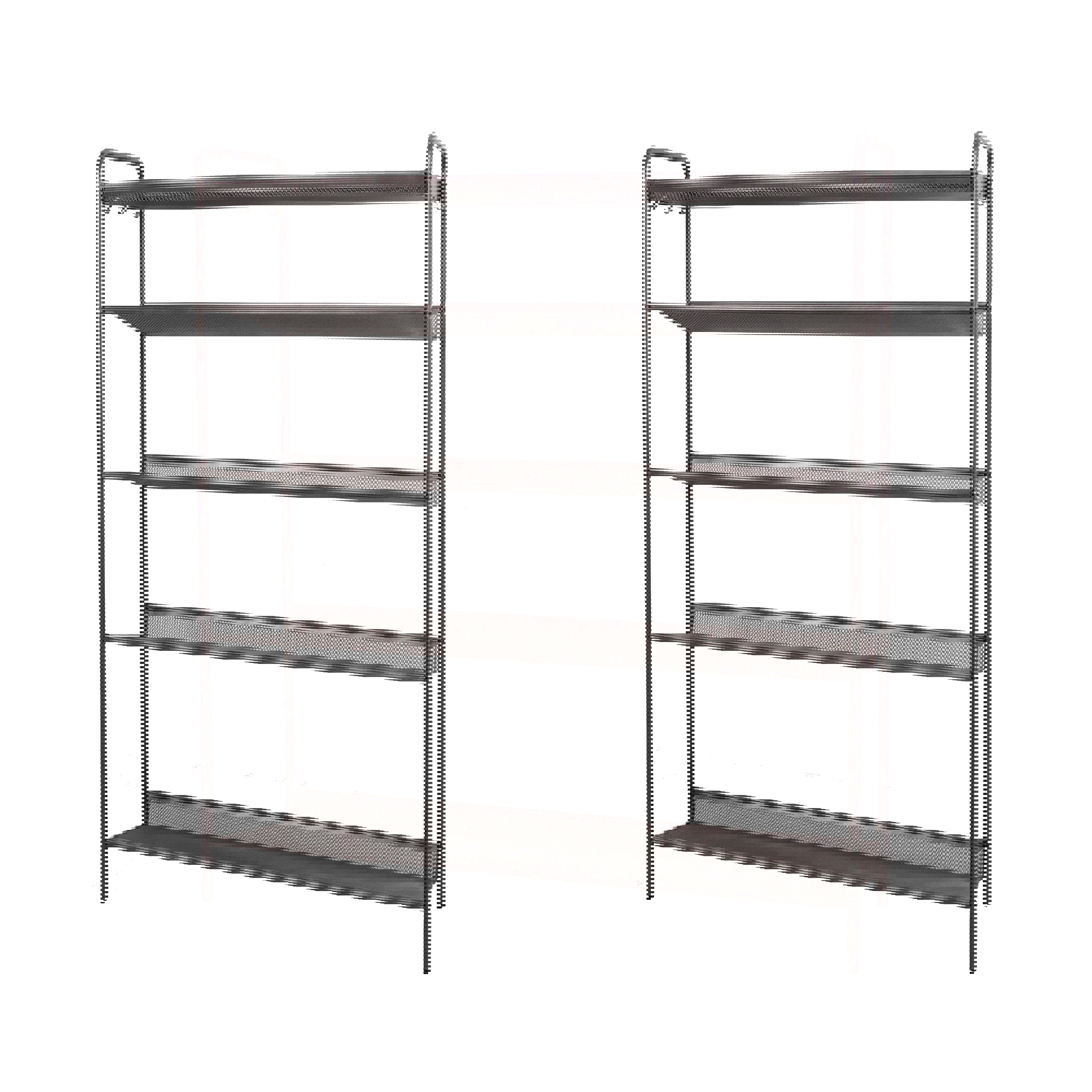 Изображение товара Подставка для обуви ЗМИ с 5 полками из стали 87x106x26 см