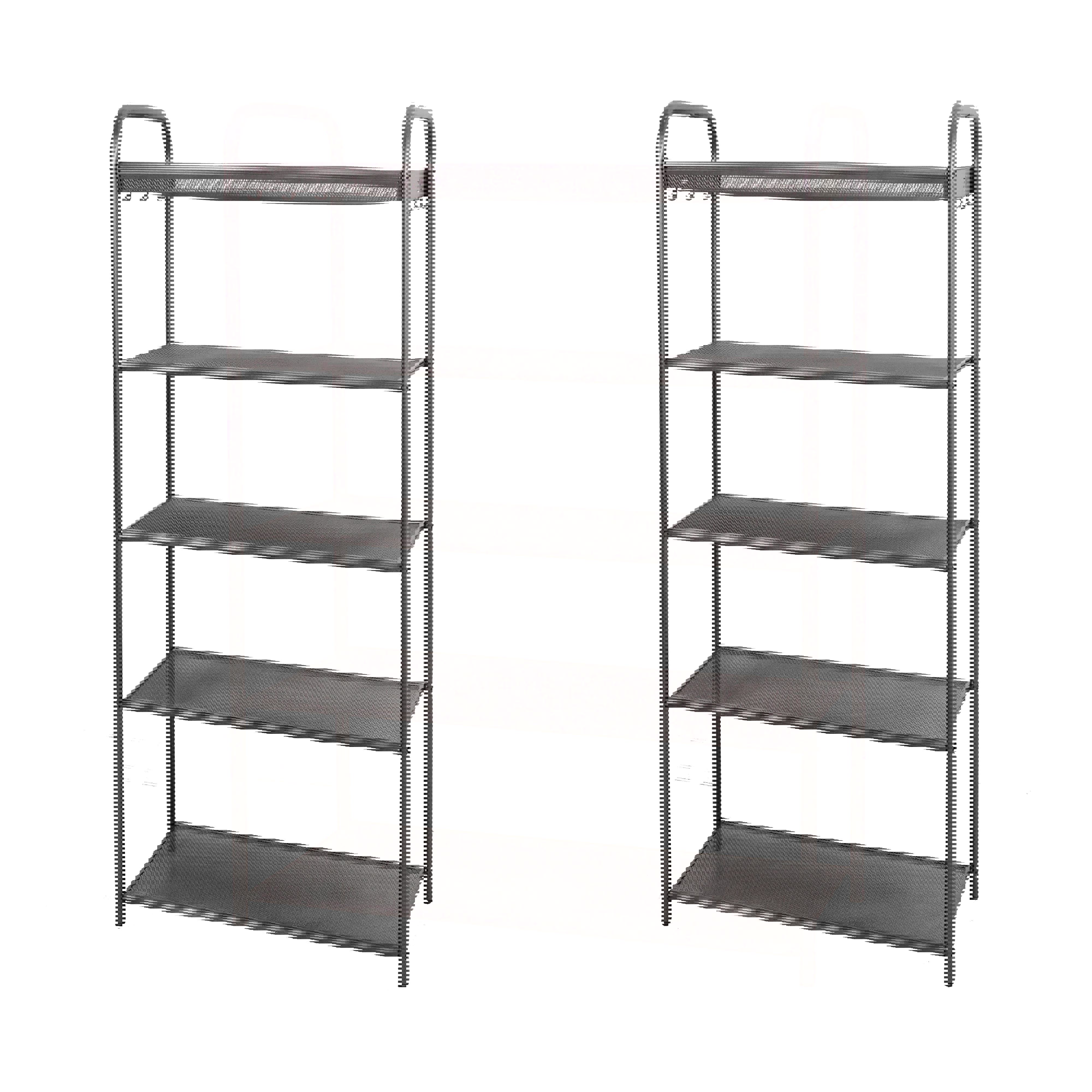 Изображение товара Полка для обуви ЗМИ Верона 25 графит 65x95x30 см на 12 пар