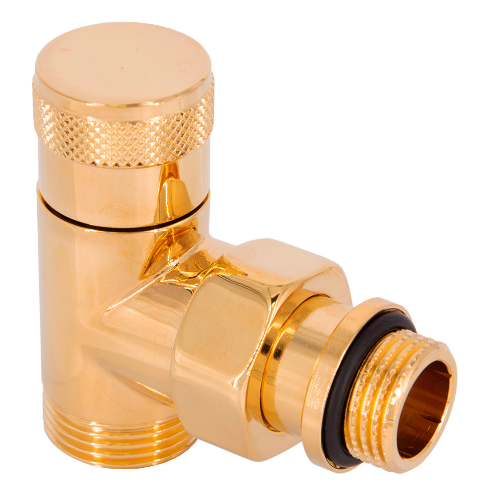 Изображение товара Кран запорный угловой Sr rubinetterie Tondera 1/2"x3/4 наружная-наружная резьба