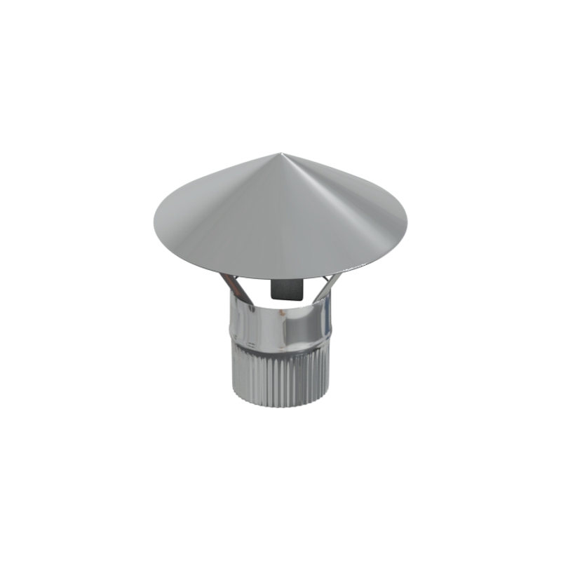 Изображение товара Моно зонт Свид диаметром 150 мм из нержавеющей стали для дымоходов и вентиляции