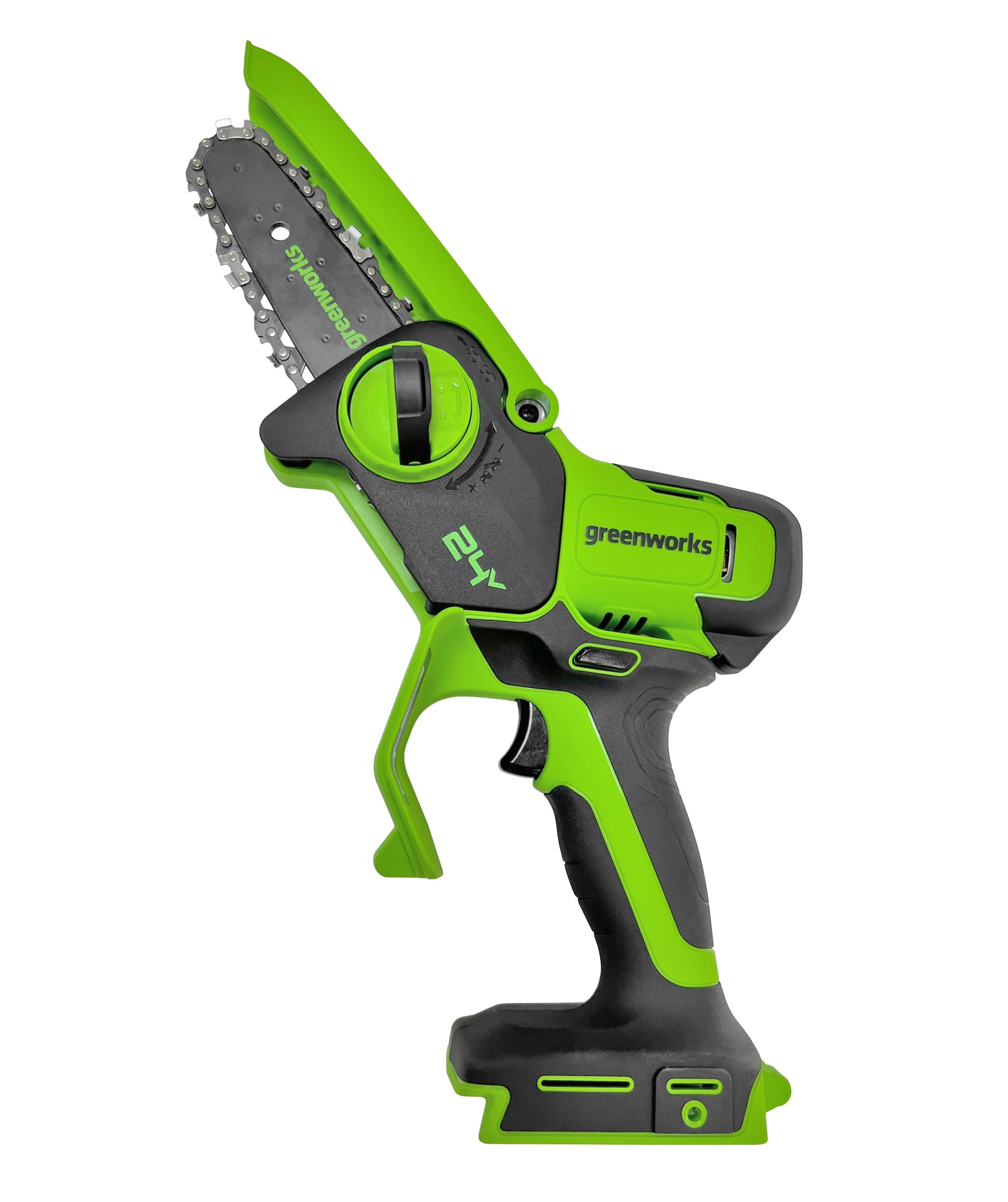 Изображение товара Аккумуляторная мини пила Greenworks 2008207 24В для обрезки веток