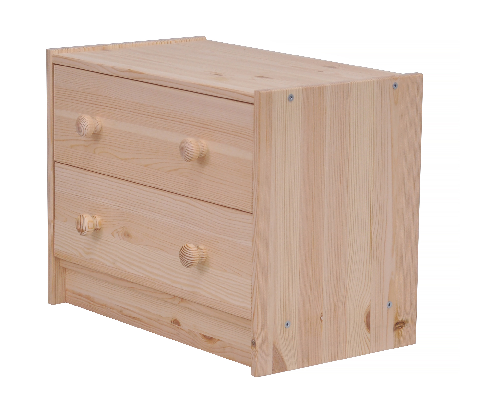 Изображение товара Комод Dipriz Раст 2 ящика 62x30x50 см дерево цвет без покрытия