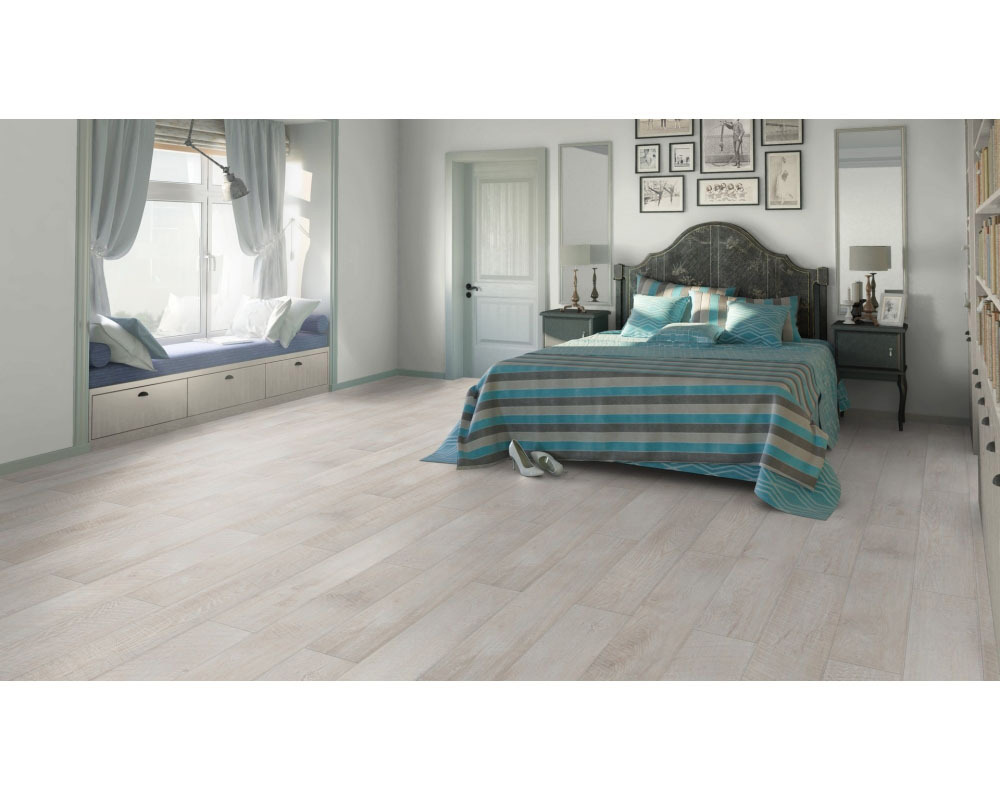 Изображение товара Ламинат Tarkett Navigator Марко Поло Бежевый 33 класс толщина 12 мм, фаска, влагостойкий, Россия