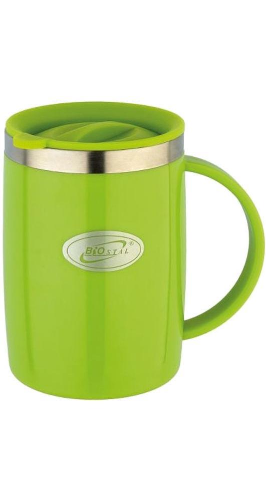 Изображение товара Термокружка BIOSTAL 0.5 л стильный и надежный термос для горячих и холодных напитков