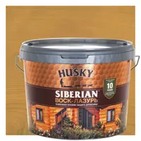 Изображение товара Воск-лазурь Husky Siberian полуматовый светлый дуб 9
