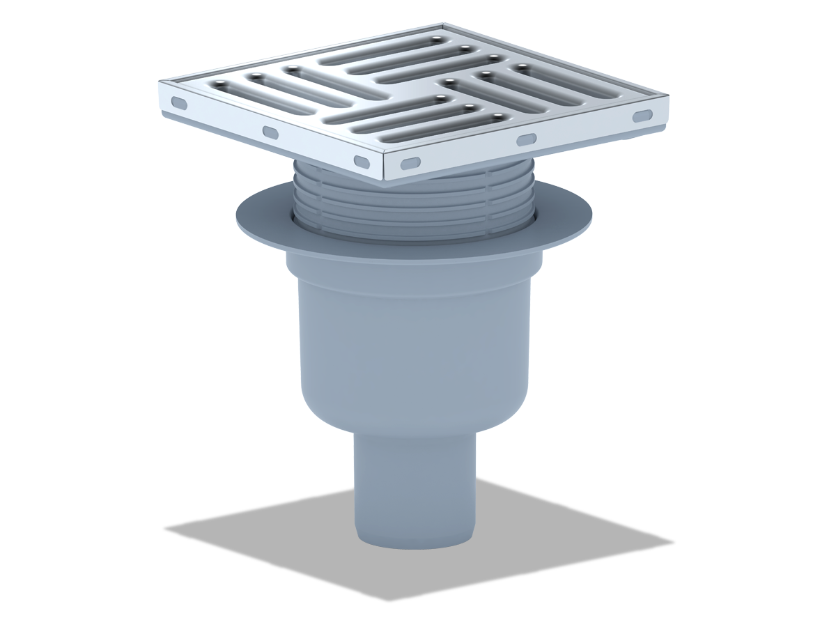Изображение товара Трап для душа Ани пласт TQ5712 сухой затвор 150x150 мм металл, пластик