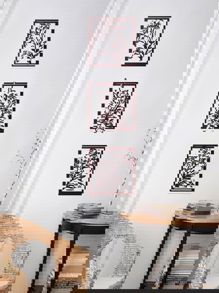 Изображение товара Панно на стену "Лилии" цвет венге