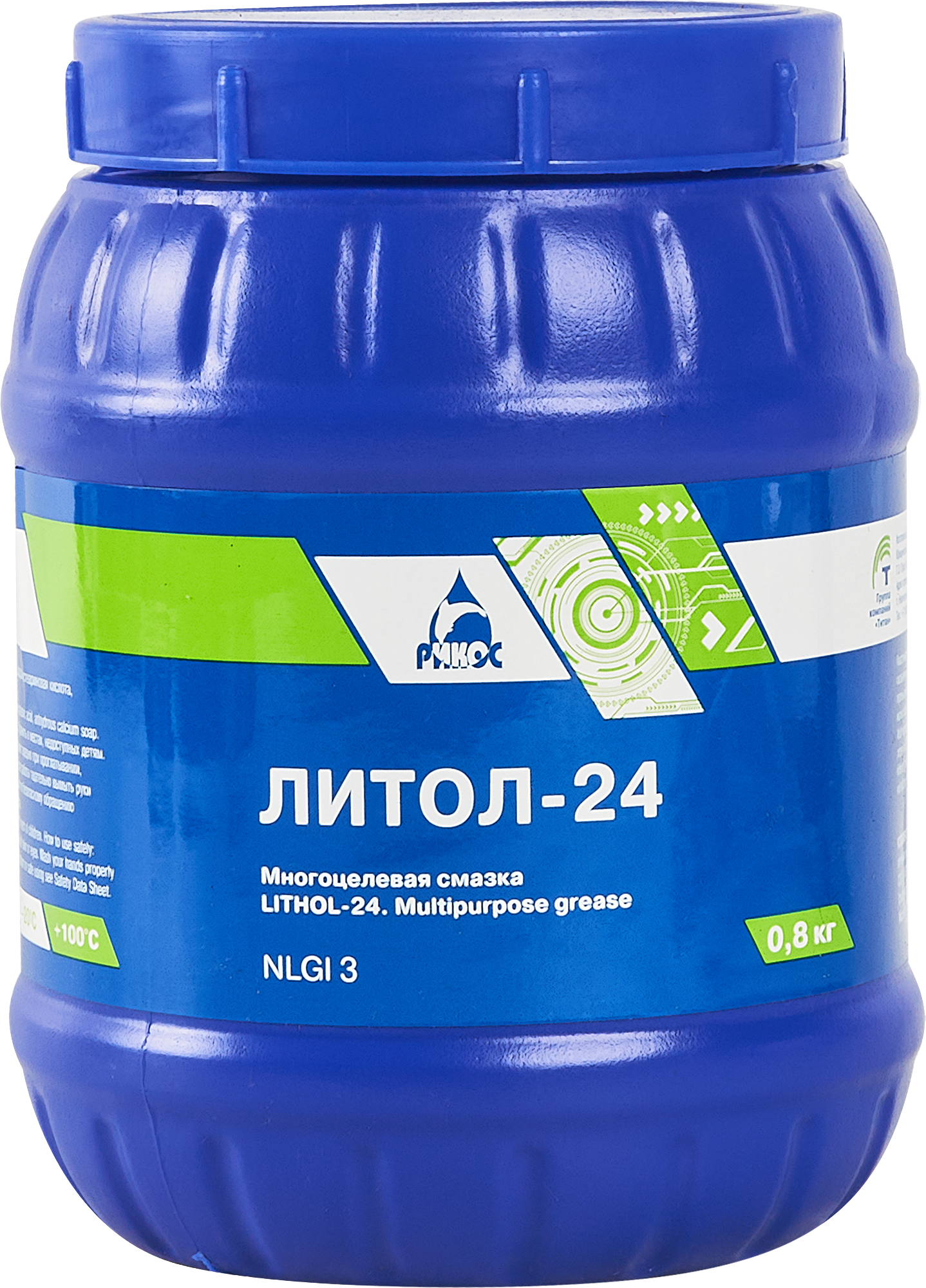Изображение товара Силиконовая смазка Титан-СМ Sintec Литол-24 800 г для судовых механизмов