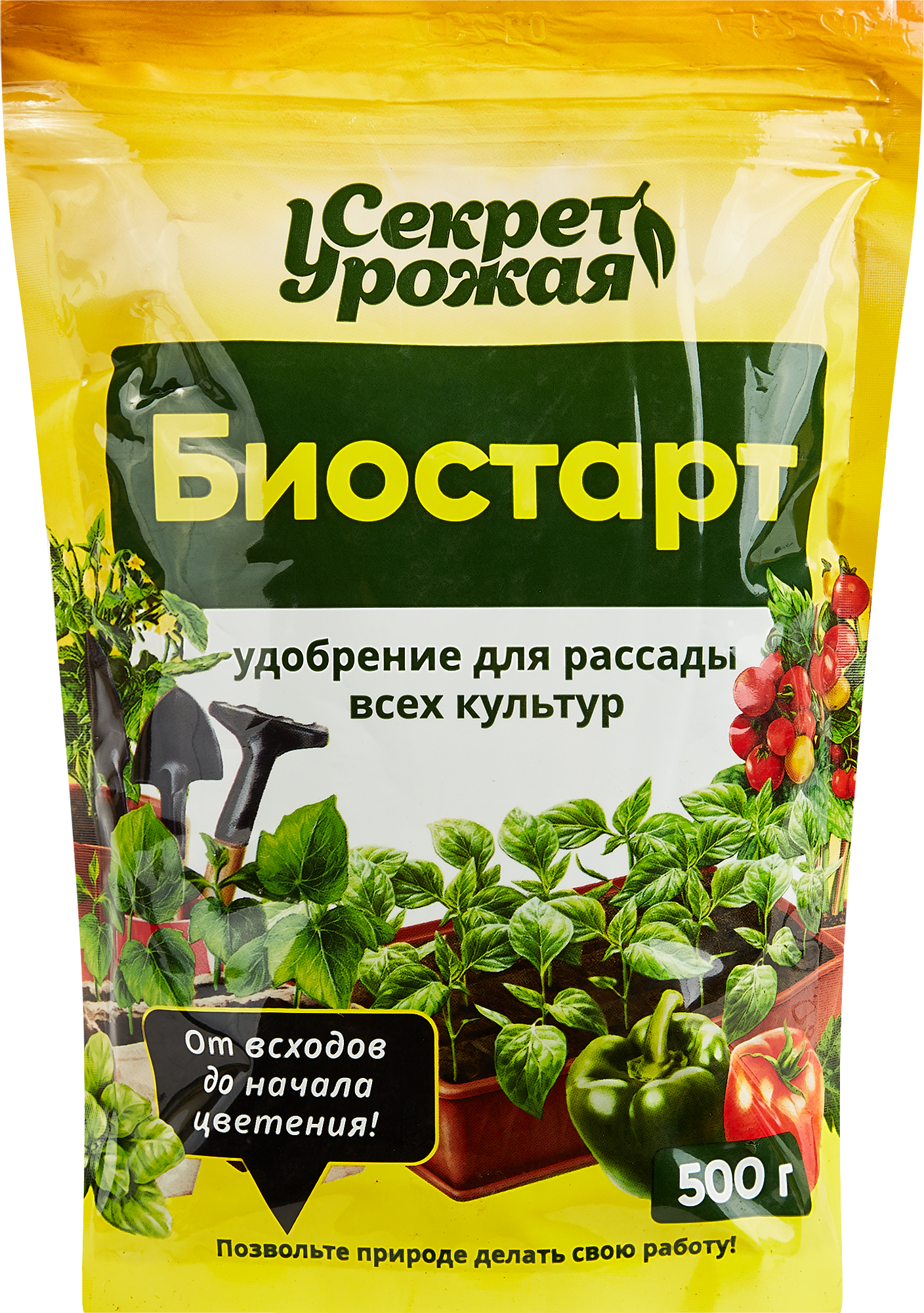 Удобрение Биостарт для рассады 500 гр