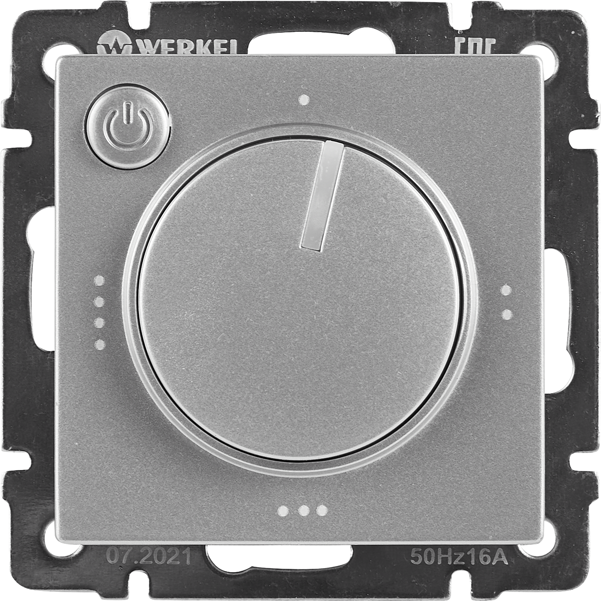 Изображение товара Терморегулятор для теплого пола Werkel W1151106 электромеханический 3500 Вт цвет серебристый