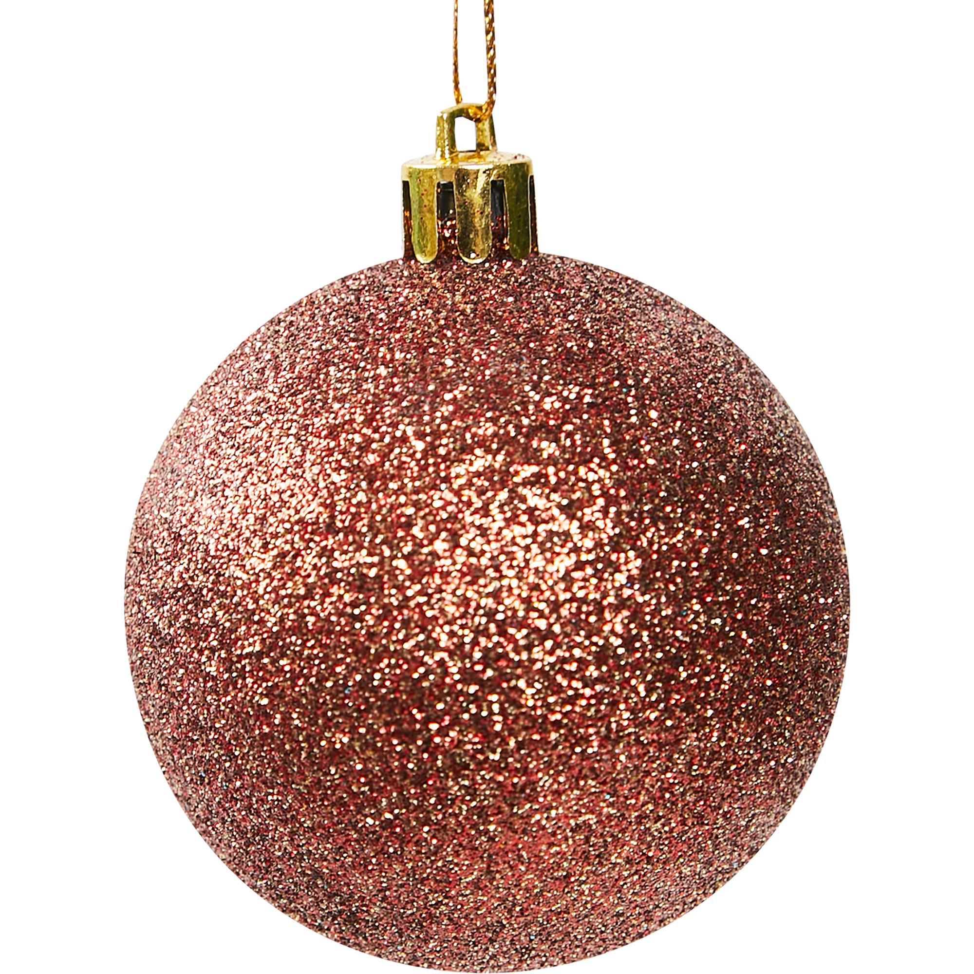 Изображение товара Набор новогодних шаров Christmas ø6 см цвет коричневый 18 шт.