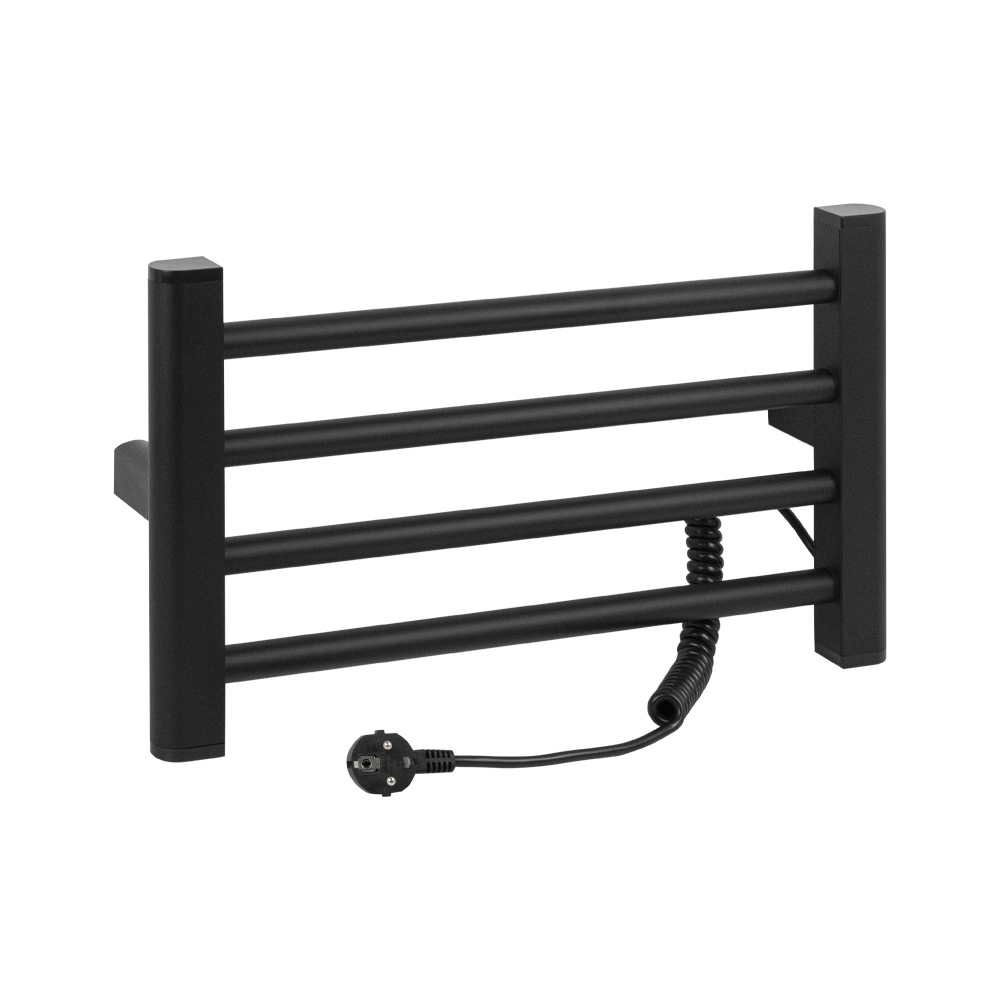 Изображение товара Полотенцесушитель электрический Brimix 08120B 800x300 мм 68 Вт Н-образный цвет черный