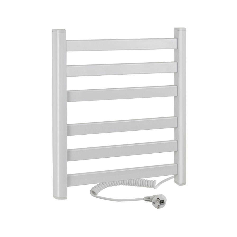 Изображение товара Электрический полотенцесушитель Brimix 08071W белый 600x500 мм 80 Вт с сухим ТЭНом