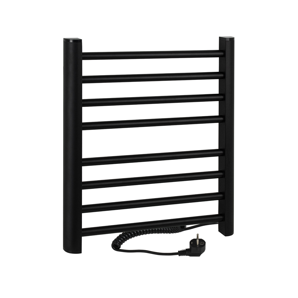 Изображение товара Электрический полотенцесушитель Brimix 08061B черный 500x600 мм 90 Вт