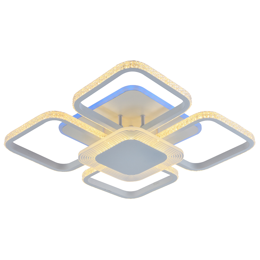 Изображение товара Люстра потолочная светодиодная Profit Light 5886/4+1 WHT с пультом управления и регулировкой света