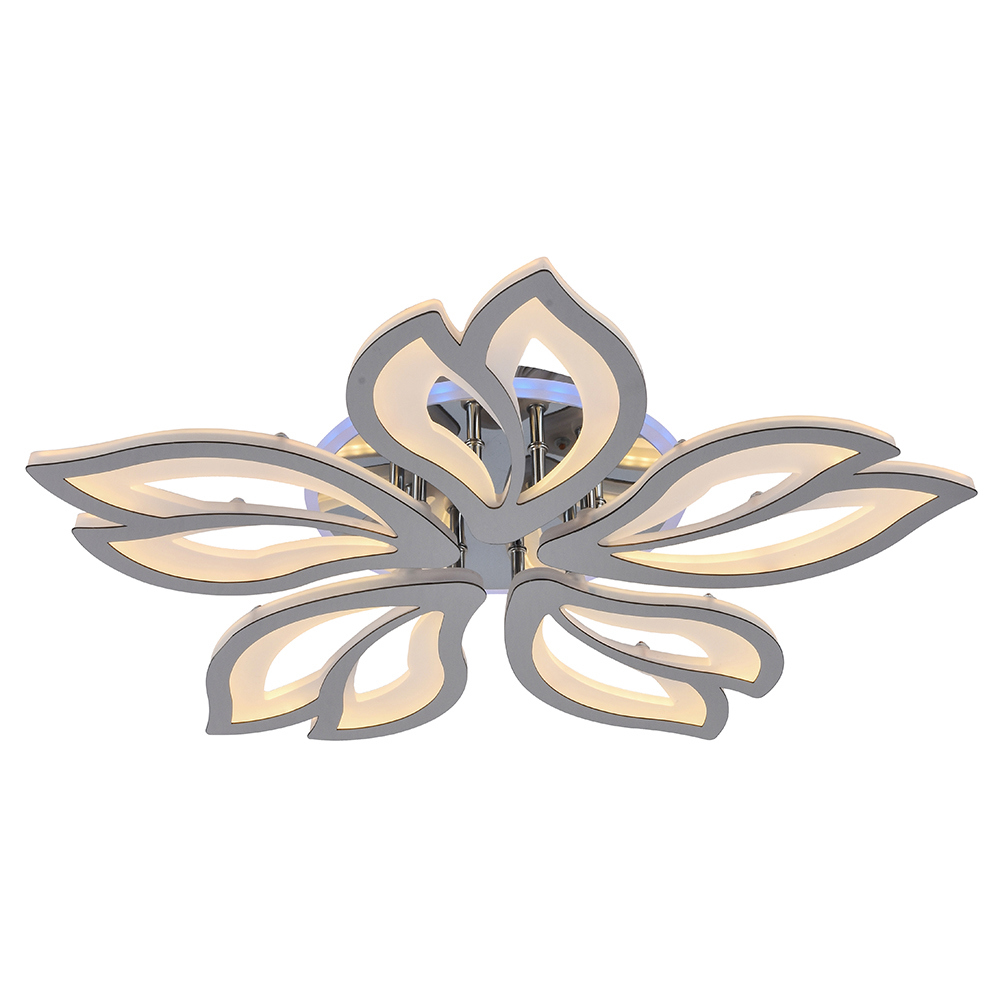 Изображение товара Люстра потолочная светодиодная Profit Light 8004/5 CHR с пультом управления