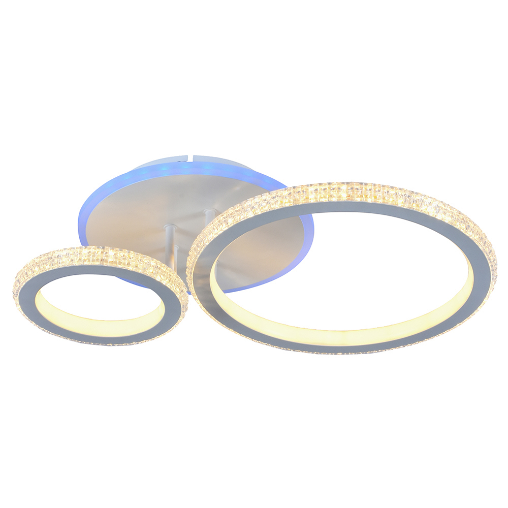 Изображение товара Потолочная светодиодная люстра Profit Light 8017/2 WHT с пультом управления