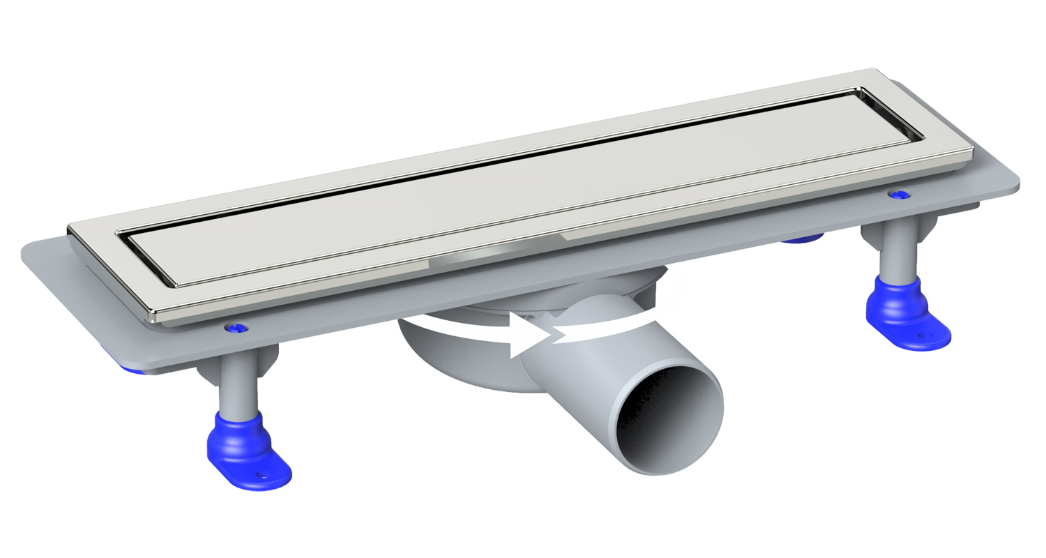 Изображение товара Душевой трап Loranto 4028.0Y050K.050.1 нержавеющая сталь 50 мм сухой затвор