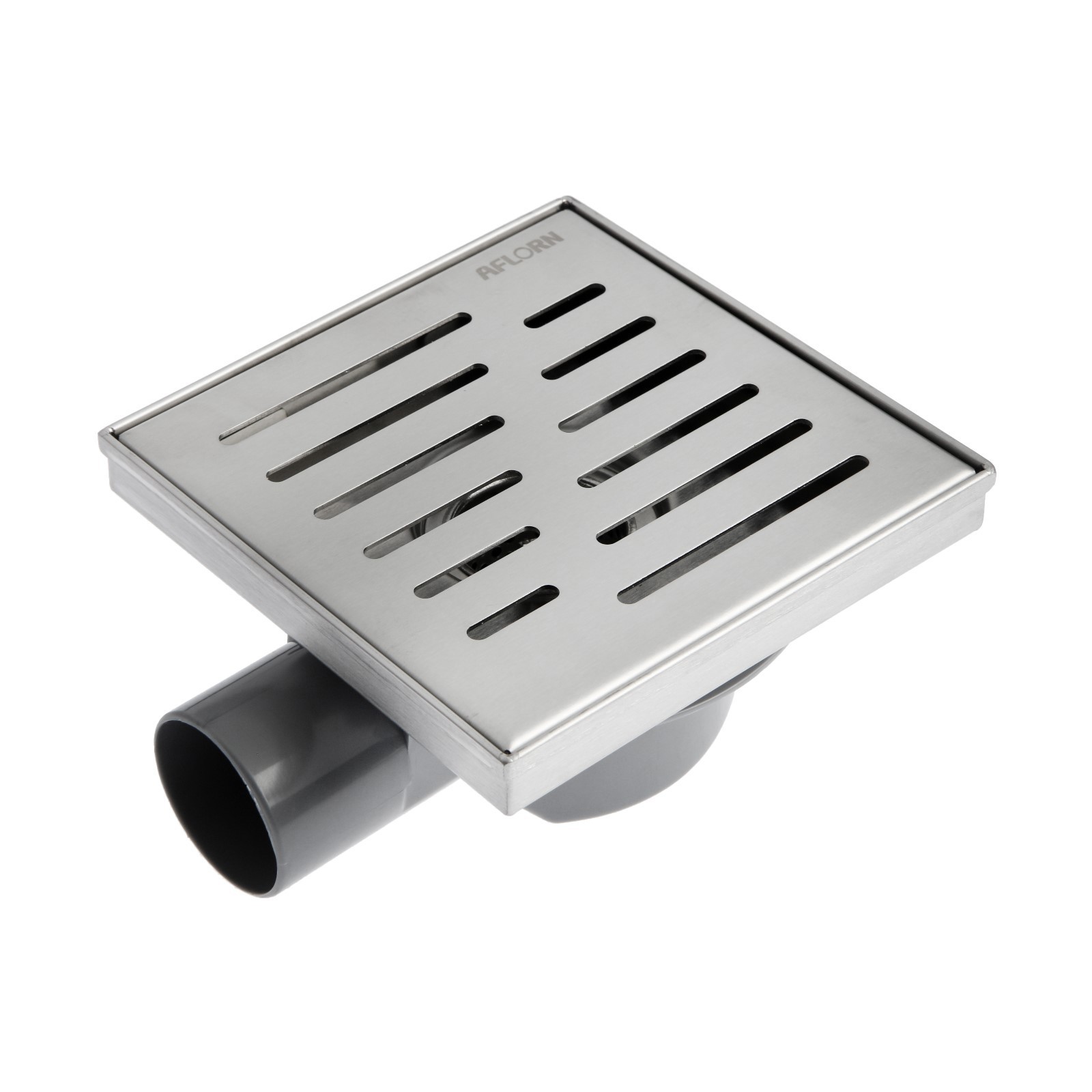 Изображение товара Душевой трап Aflorn 9084391 из нержавеющей стали 150x150 мм