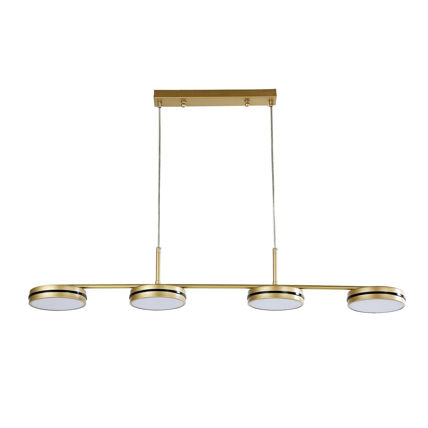 Изображение товара Люстра потолочная светодиодная Favourite 4043-4P золотистая для натяжных потолков 17.8 м²