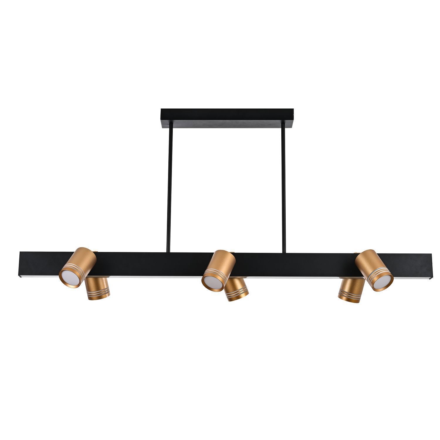 Изображение товара Люстра потолочная светодиодная Favourite 4074-6P 25 м² теплая белая черная