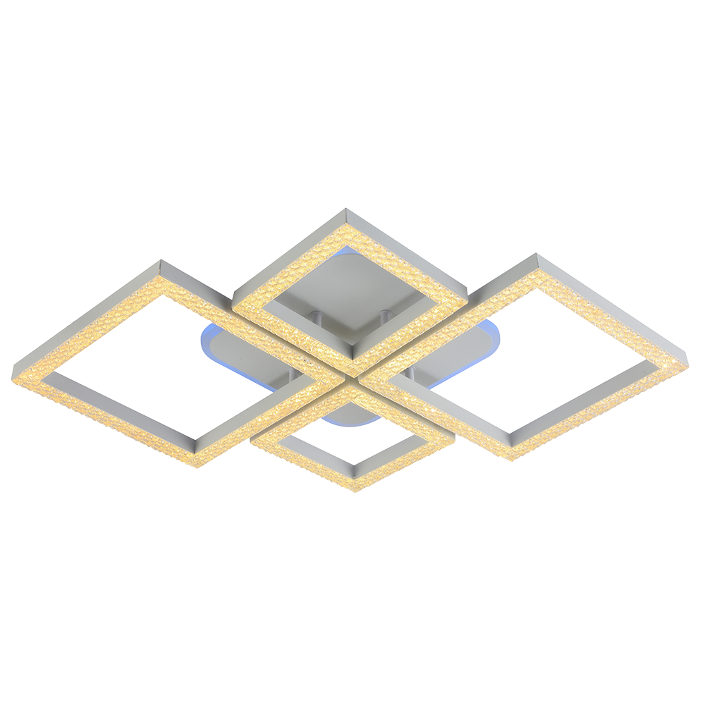 Изображение товара Люстра потолочная светодиодная Profit Light 5877/4C WHT с пультом управления 10 м²