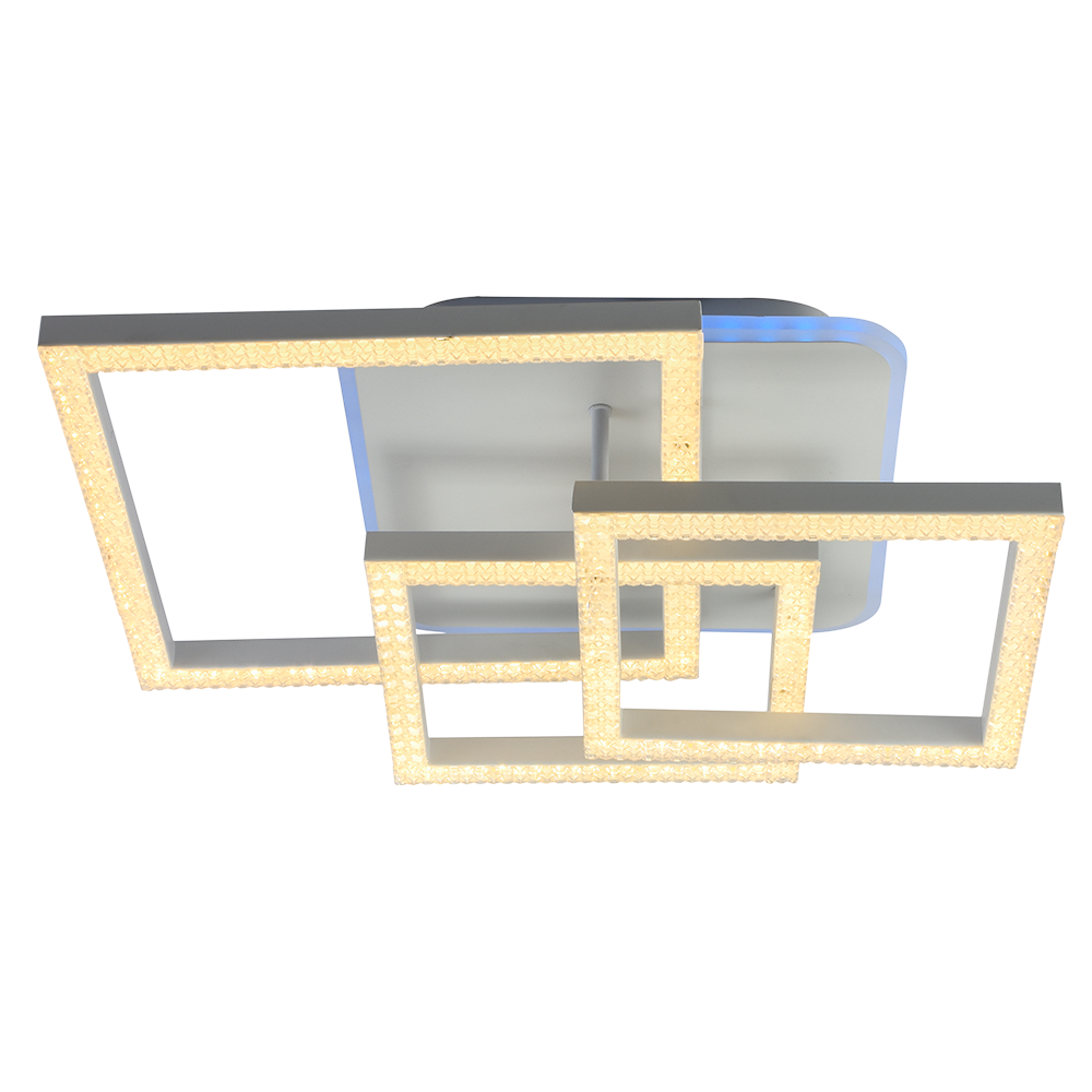 Изображение товара Люстра потолочная светодиодная Profit Light 5879/3 WHT с пультом управления 10 м² белая