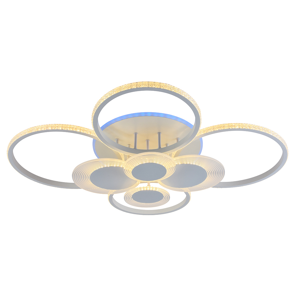 Изображение товара Люстра потолочная светодиодная Profit Light 5883/8 WHT с пультом управления