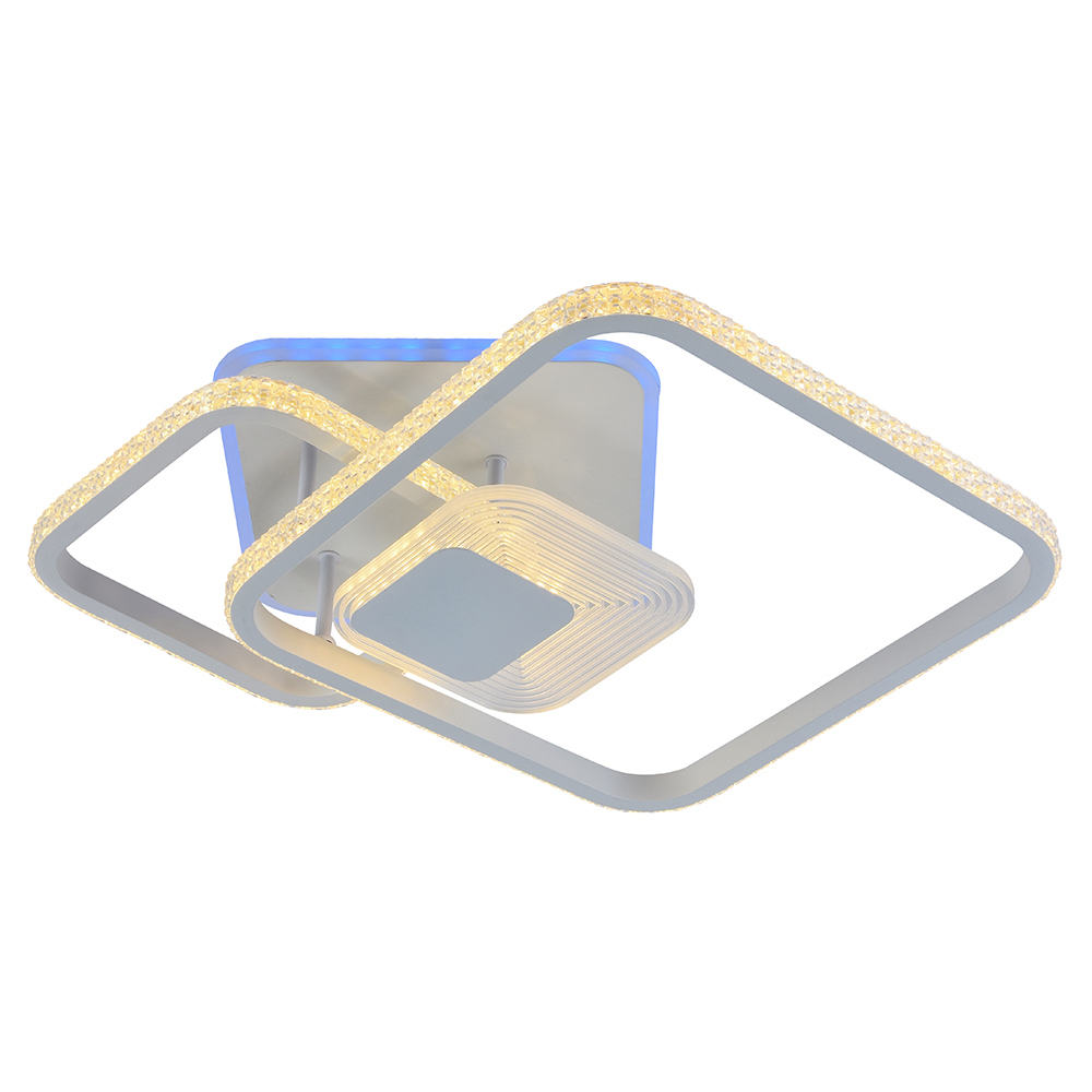 Изображение товара Люстра потолочная светодиодная Profit Light 5887/3 WHT с пультом управления 10 м² регулируемый белый свет цвет белый