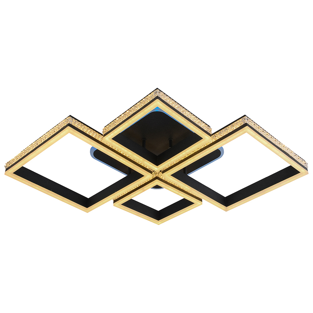 Изображение товара Современная потолочная светодиодная люстра Profit Light 6000/2+2 GRP с пультом управления