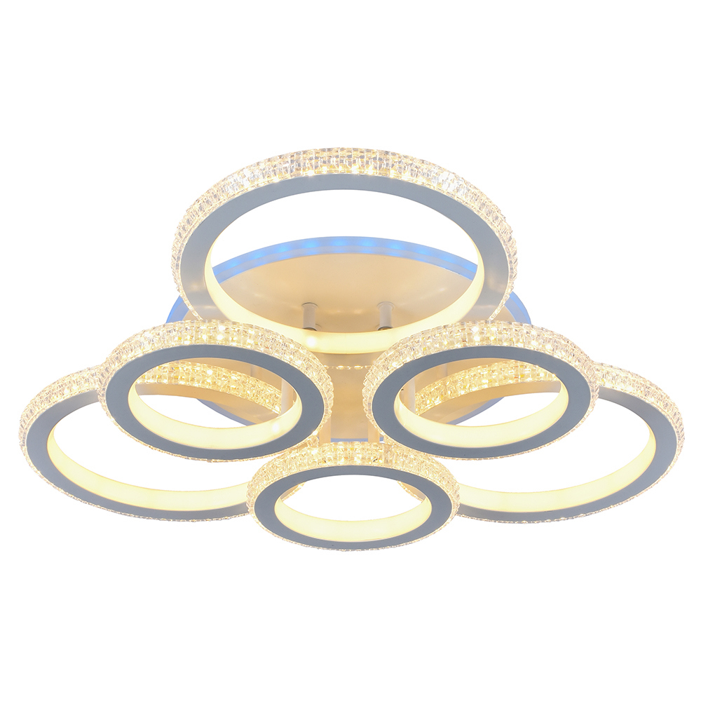 Изображение товара Люстра потолочная светодиодная Profit Light 8017/3+3 WHT с пультом управления