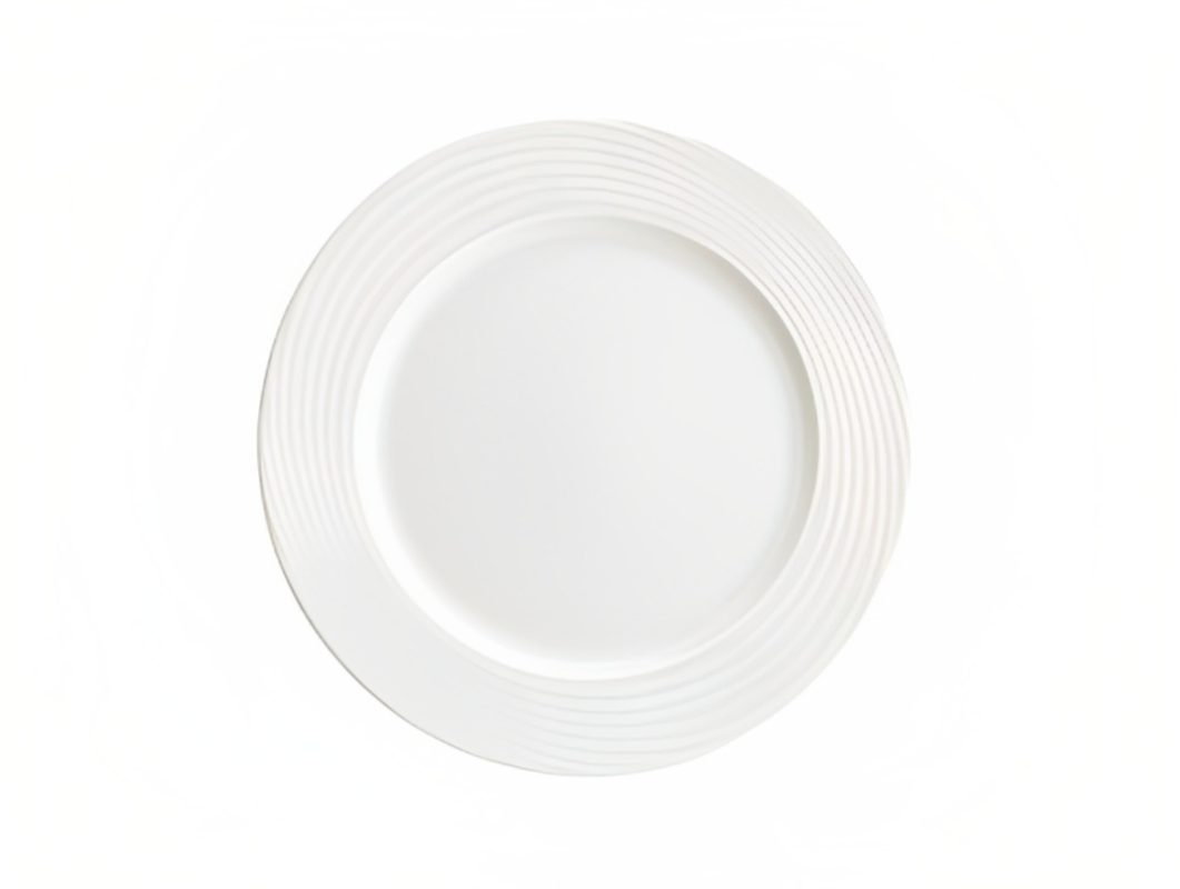 Изображение товара Тарелка 25 см Bonna Loop White 4 предмета 4 персоны фарфор цвет белый Изображение товара Тарелка 25 см Bonna Loop White 4 предмета 4 персоны фарфор цвет белый