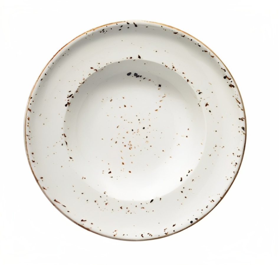 Изображение товара Набор глубоких тарелок Bonna Grain 24 см 4 шт фарфор белый Турция