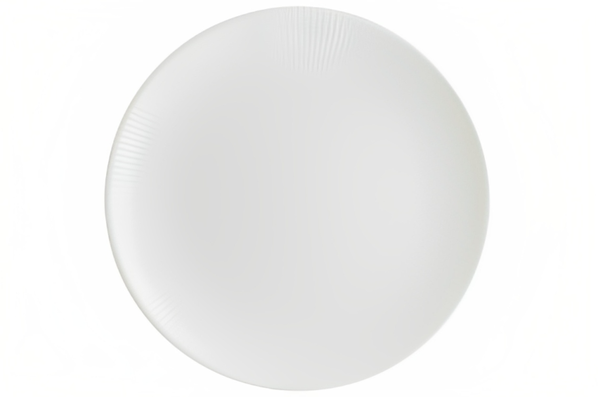 Изображение товара Тарелка 25 см Bonna Iris White 4 предмета 4 персоны фарфор цвет белый