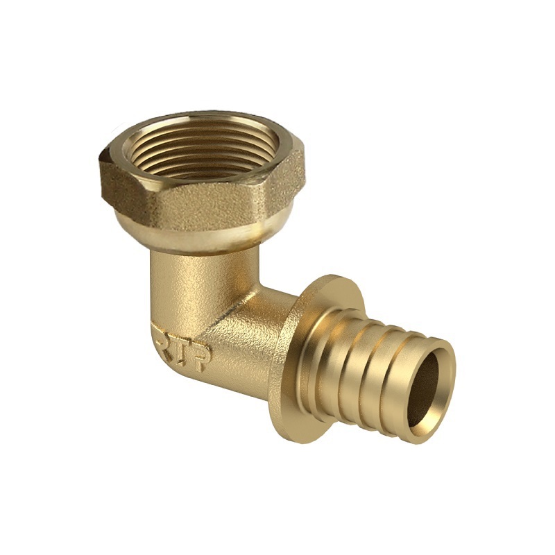Изображение товара Угол комбинированный 90° РТП 1"x32 мм латунь ВР монтаж для труб ПЭ, Россия