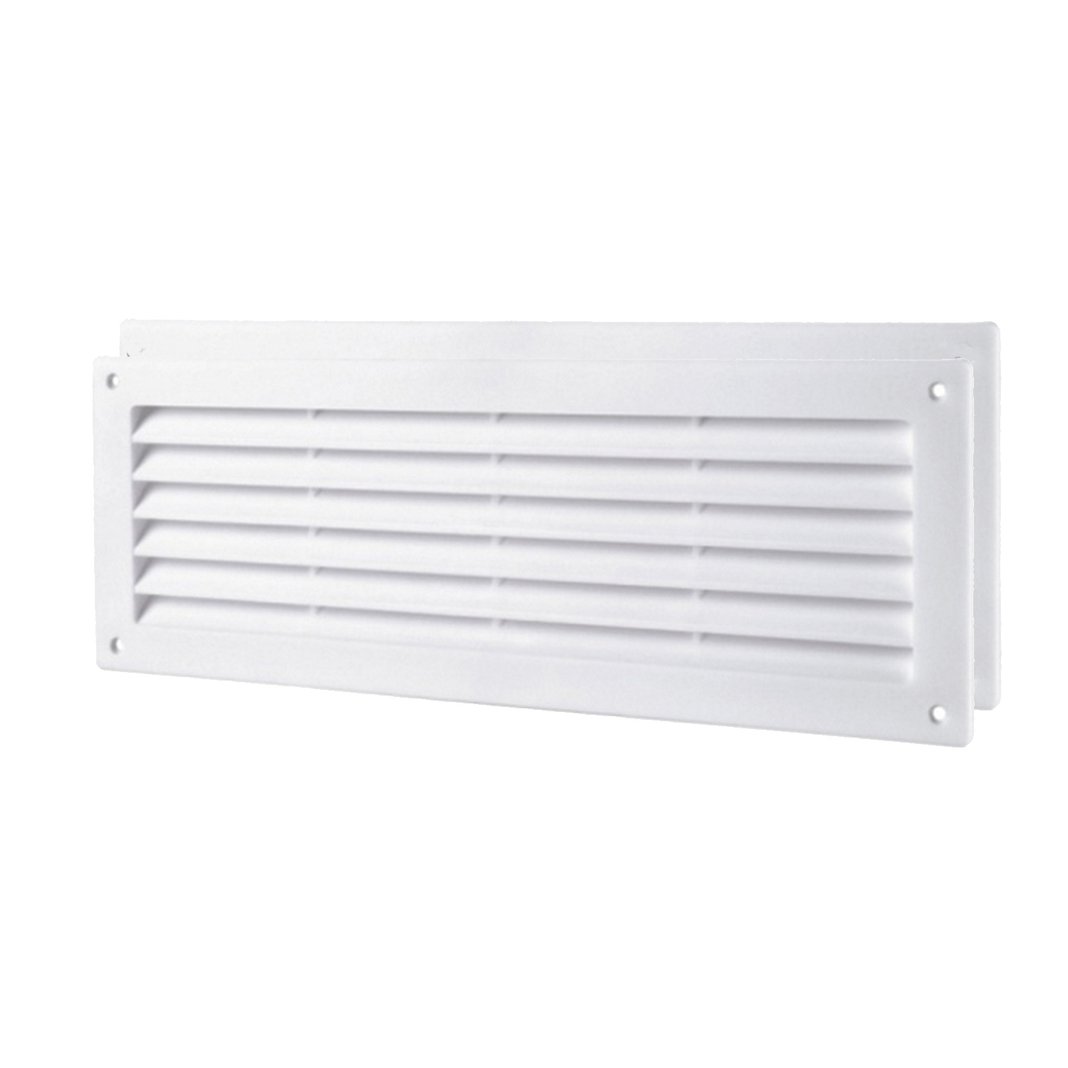 Изображение товара Решетка вентиляционная Leptonika ДМД (2) 42x130 мм пластик цвет белый