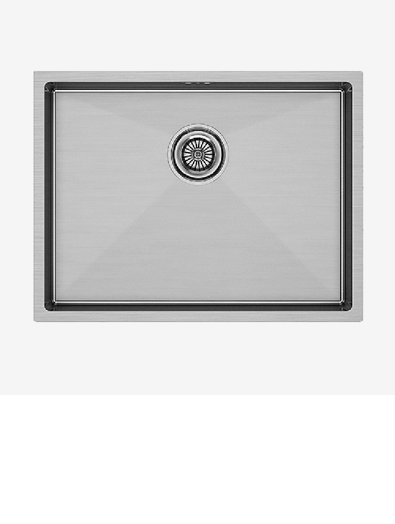 Изображение товара Врезная мойка Paulmark PM215844-BS 58x44x20 см нержавеющая сталь цвет нержавеющая сталь матовая