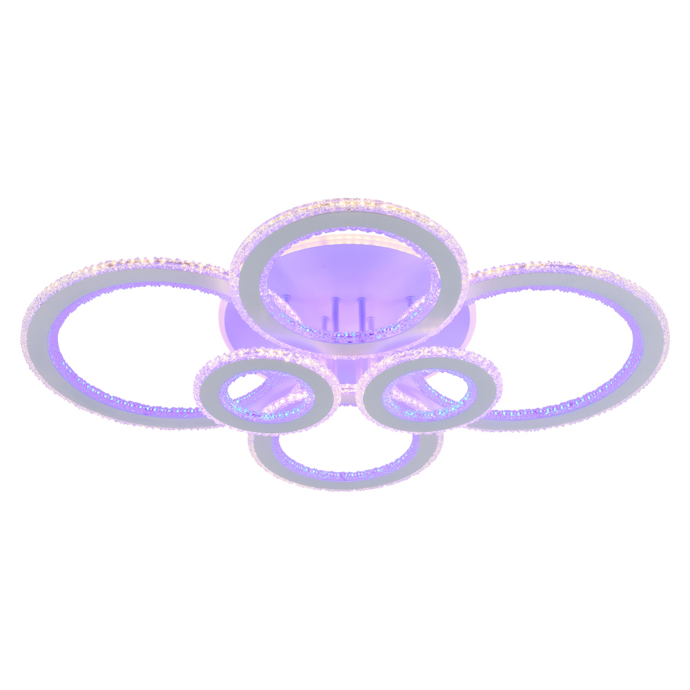 Изображение товара Люстра потолочная светодиодная Profit Light 8040/6 WHT с пультом управления