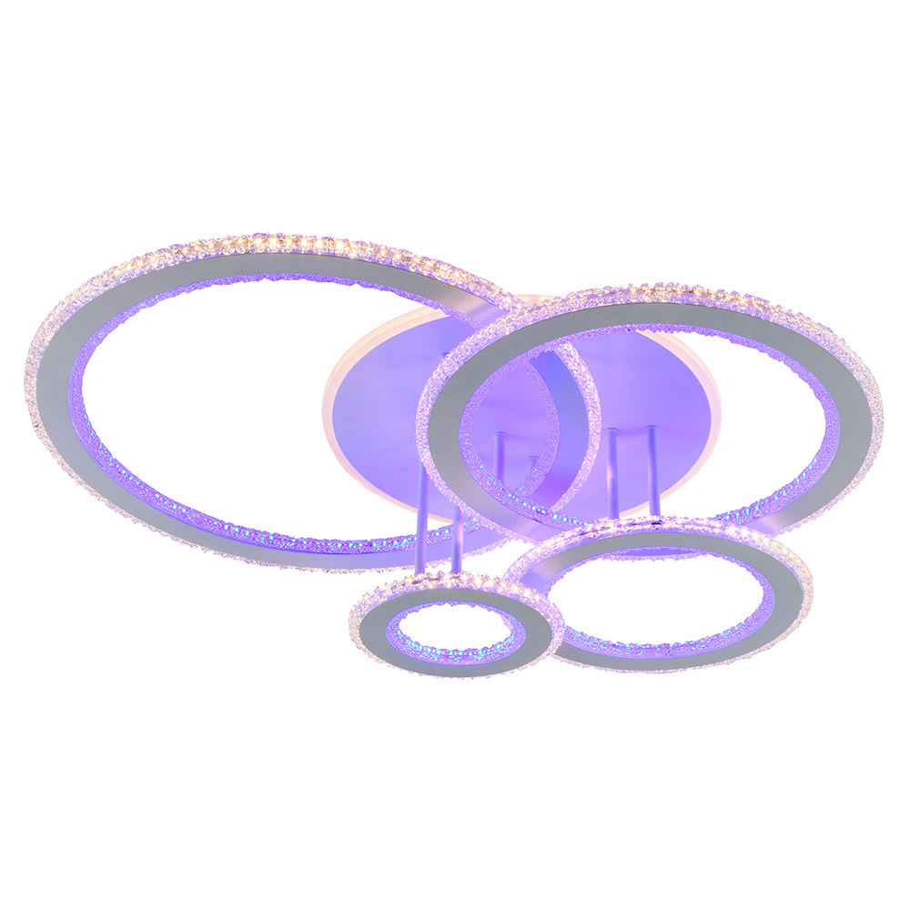 Изображение товара Люстра потолочная светодиодная Profit Light 8040/4 WHT с пультом управление 25 м²