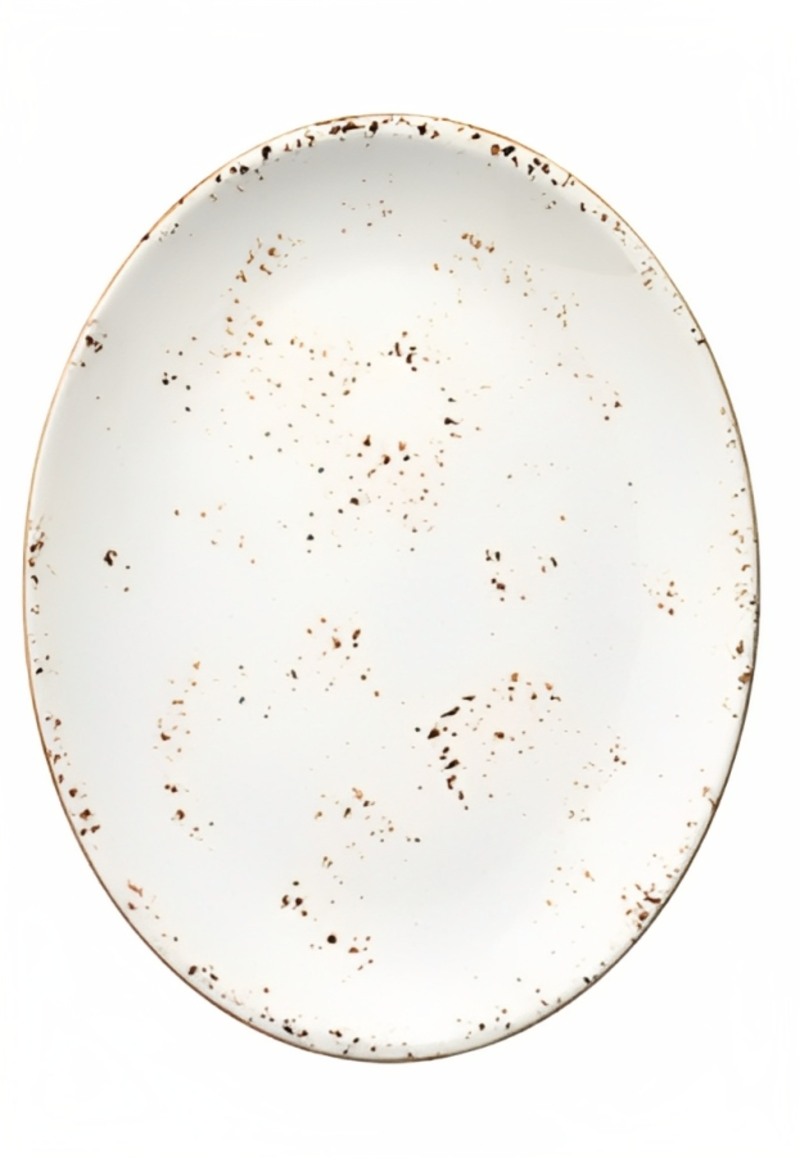 Изображение товара Блюдо сервировочное Bonna Grain 28x3x36 см фарфор цвет белый